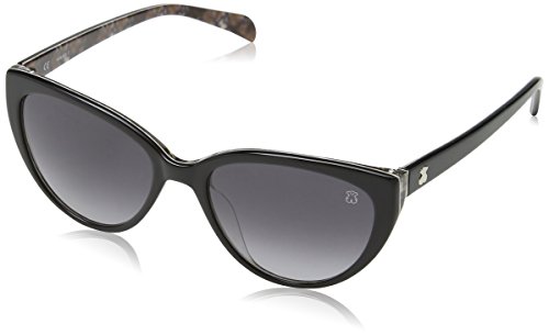 商品tous womens sto840 sunglasses, grey (black with shiny